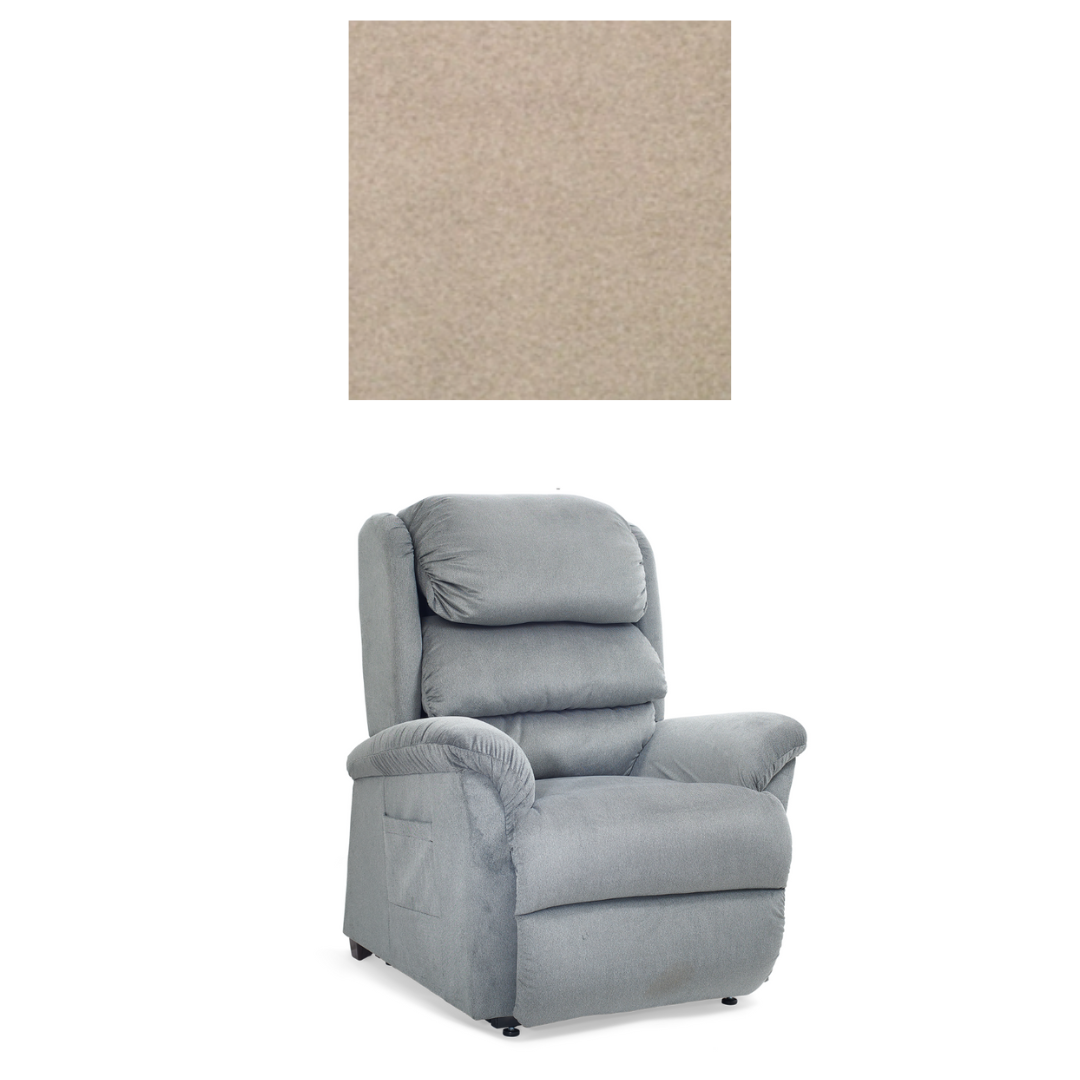 Golden Tech PR766 Relaxer MaxiComfort® Ultimate Recliner with Assisted Lift - Medium - Camel